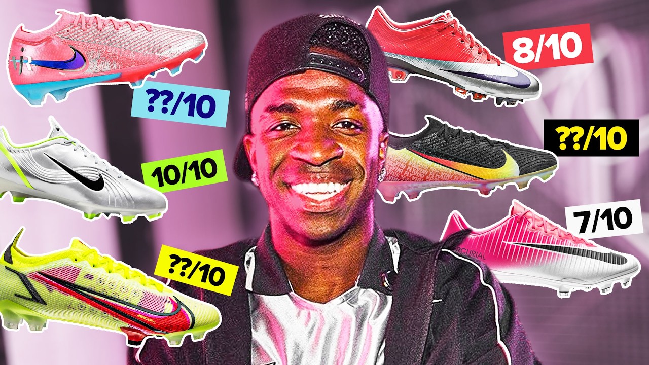 I got VINI JR to rate his favourite MERCURIAL boots