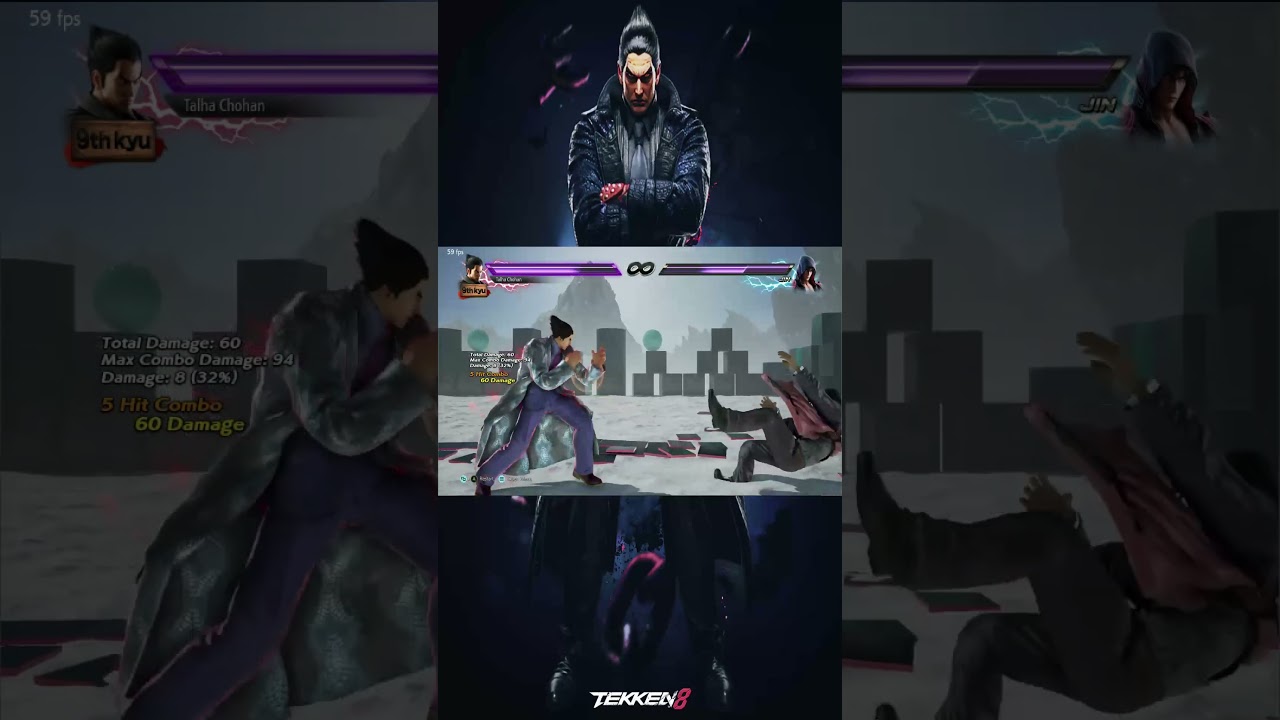 Kazuya mishima Tekken 8 combo #shorts #short #shortsvideo #tekken