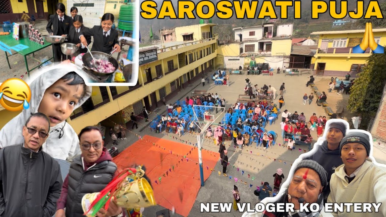 COLLEGE MA SAROSWATI PUJA MA HARMO STAL 😂|| #Yulan