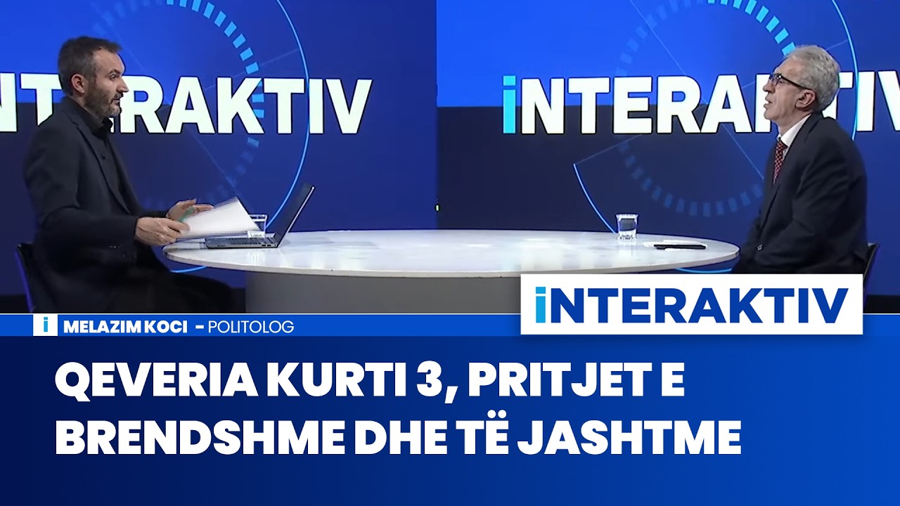 Qeveria Kurti 3, pritjet e brendshme dhe të jashtme – Melazim Koci, LIVE në Interaktiv