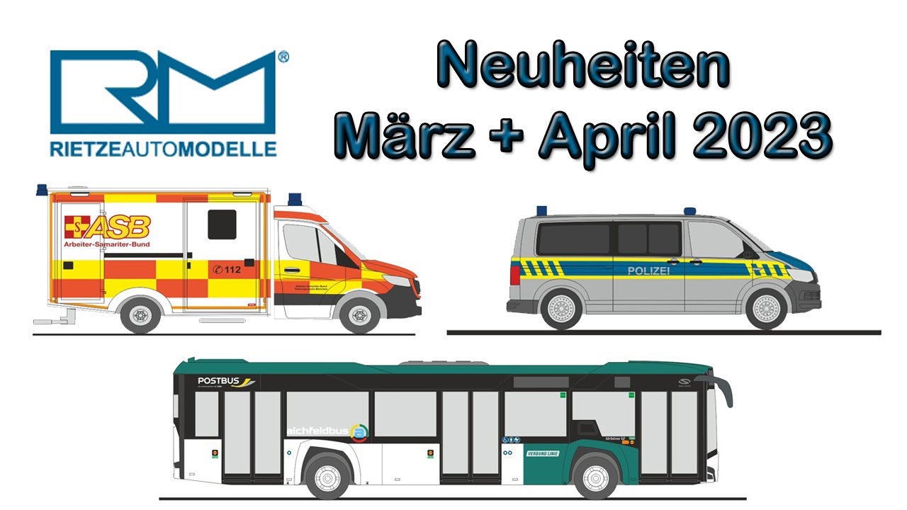 🚙 Rietze Modellauto Neuheiten März/April 2023 | Spur H0
