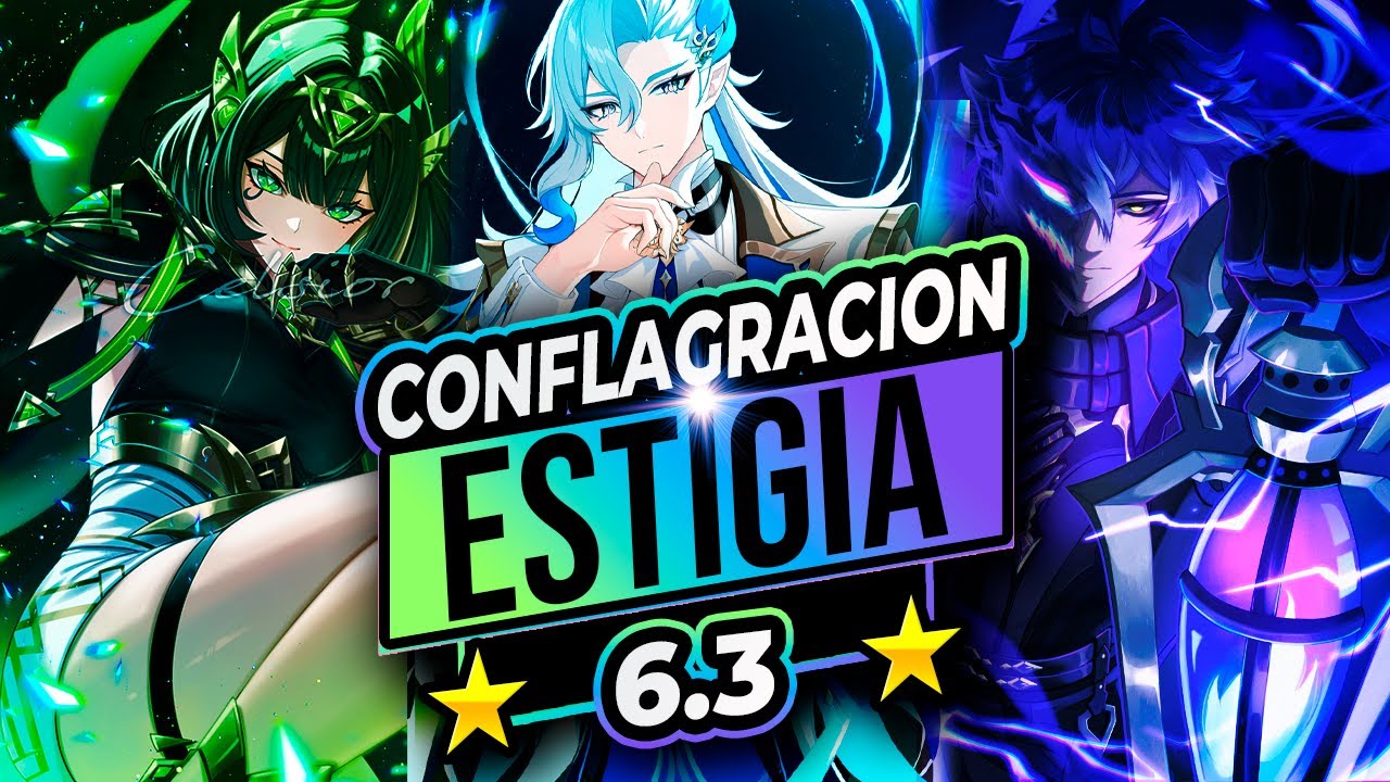 Conflagracion Estigia 6.3 Nv 5 Intrepida | Stygian Onslaught 6.3 Lv 5 Fearless Genshin Impact