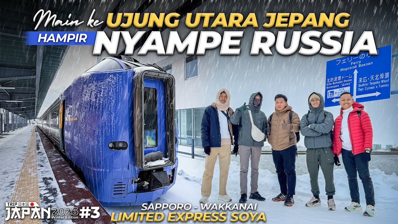 KAMI SEMUA BINGUNG DISINI‼️KERETA TELAT KARENA INI😱|Limited Express Soya Sapporo - Wakkanai #Eps3