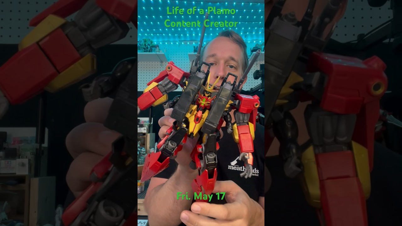 Life of a Plamo Content Creator: staying busy with a jam-packed day.