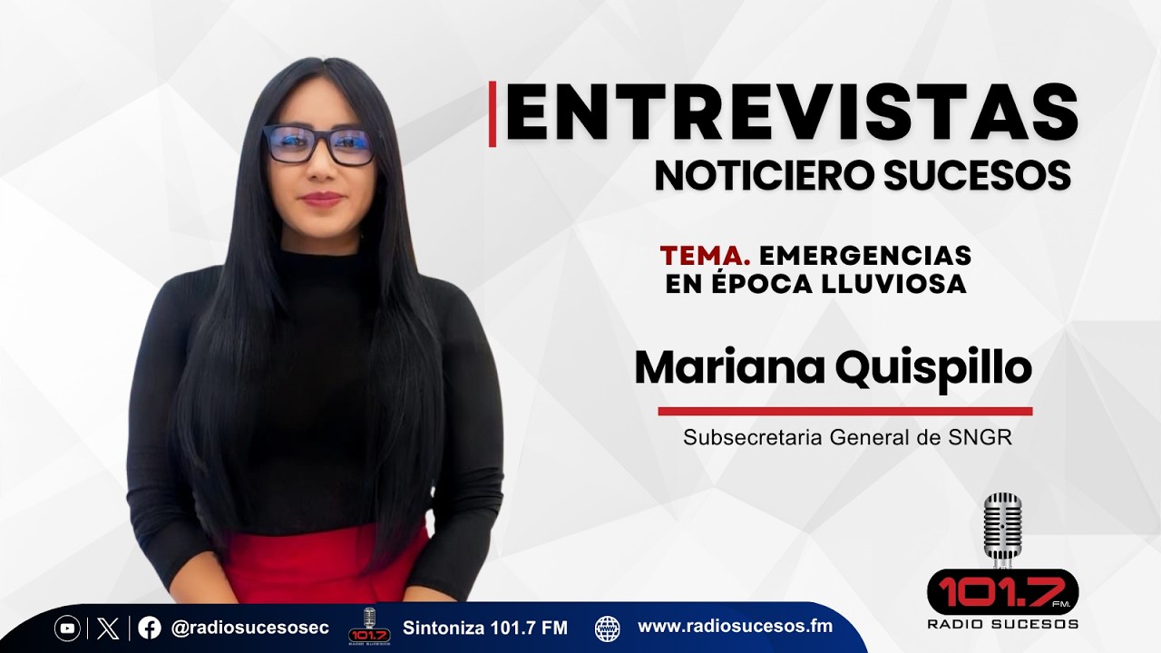 Entrevista Mariana Quispillo Subsecretaria General de SNGR
