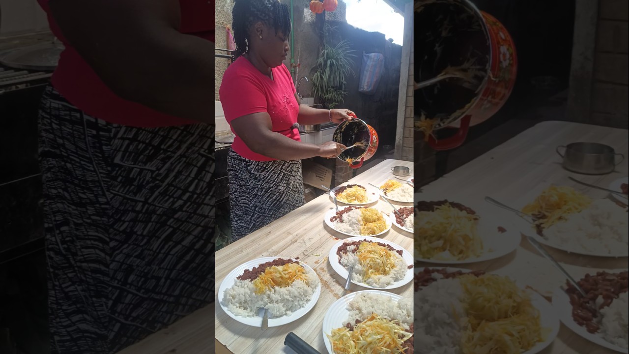 Sharing Lunch in Our African Village 🌿 #africanfood