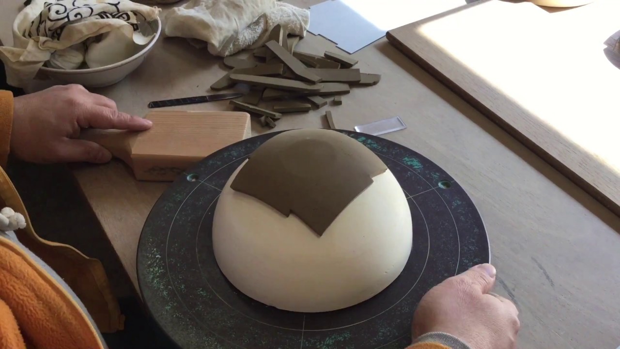 福野道隆さん 小皿制作