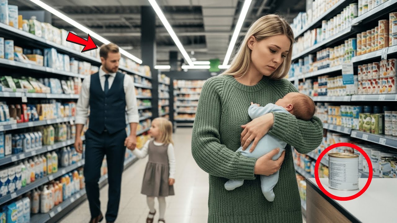 Millionär Sah Eine Arme Mutter Die Milch An Der Kasse Zurückgeben — Was Er Tat, Schockierte Alle