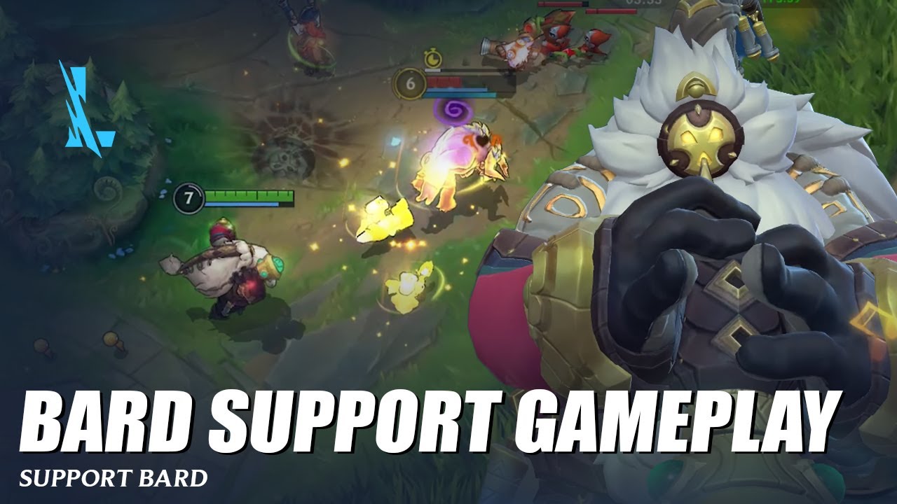 Bard Support Gameplay - Wild Rift