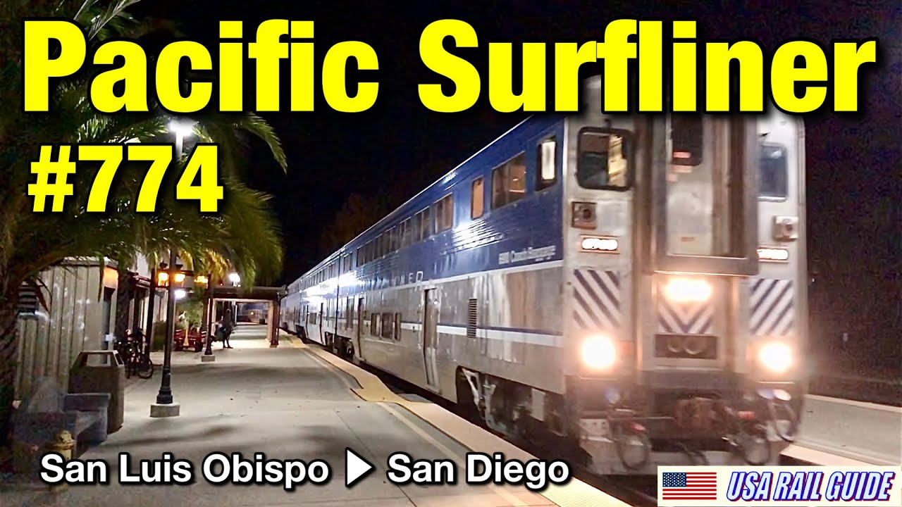 [ Amtrak Train Ride ] All 26 stops, Complete Trip Report, SLO-SAN