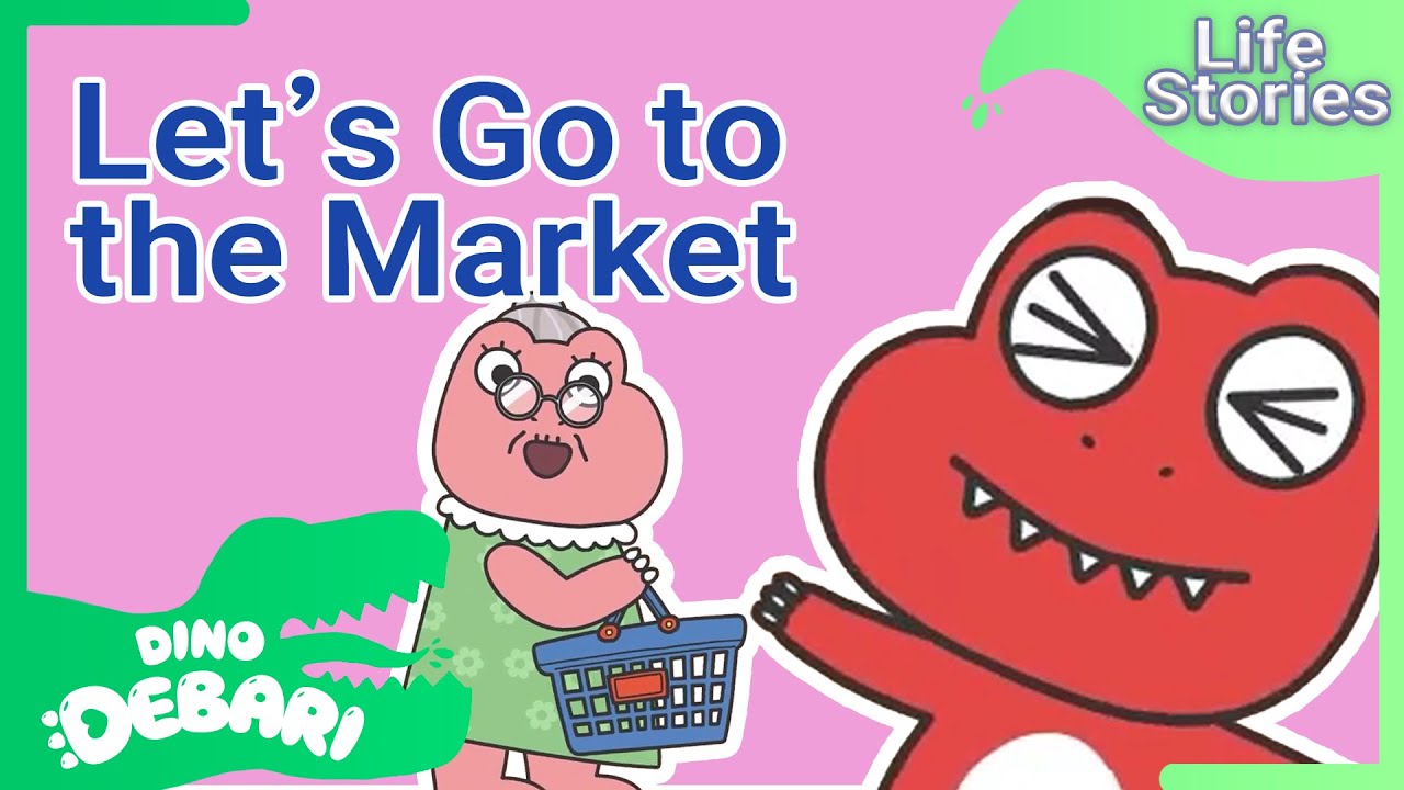 [ENG] 🦖ep. 48 | Let’s Go to the Market | Dino Debari Life Stories | DebariTV