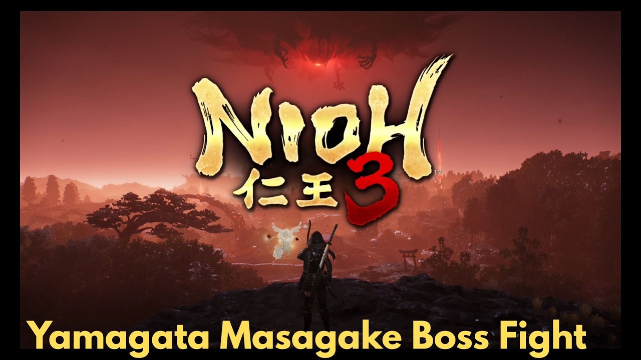 Nioh 3 - Yamagata Masagake Boss Fight [4K, 60 FPS, PS5]