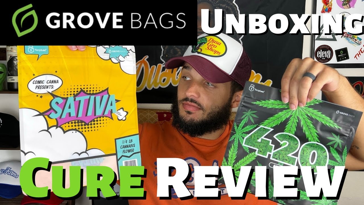 Grove Bags Unboxing and Review: Are They The Best Option For Curing & Storage? Reusable? Smell?