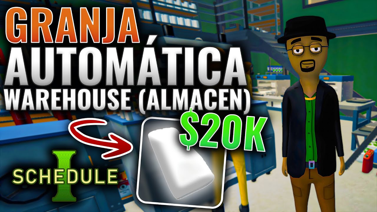 Schedule 1: Cómo hacer una Granja Automática de Coca en Docks Warehouse