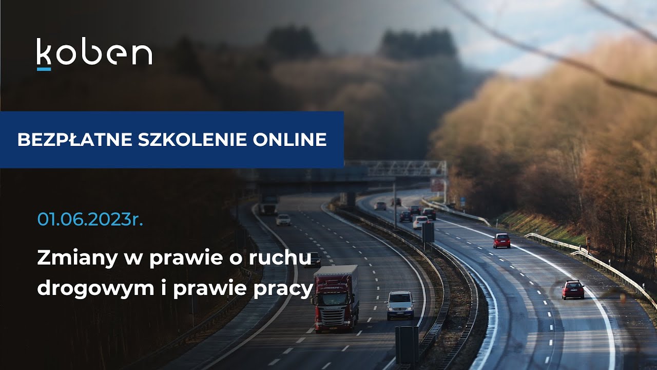 Zmiany w prawie o ruchu drogowym i prawie pracy
