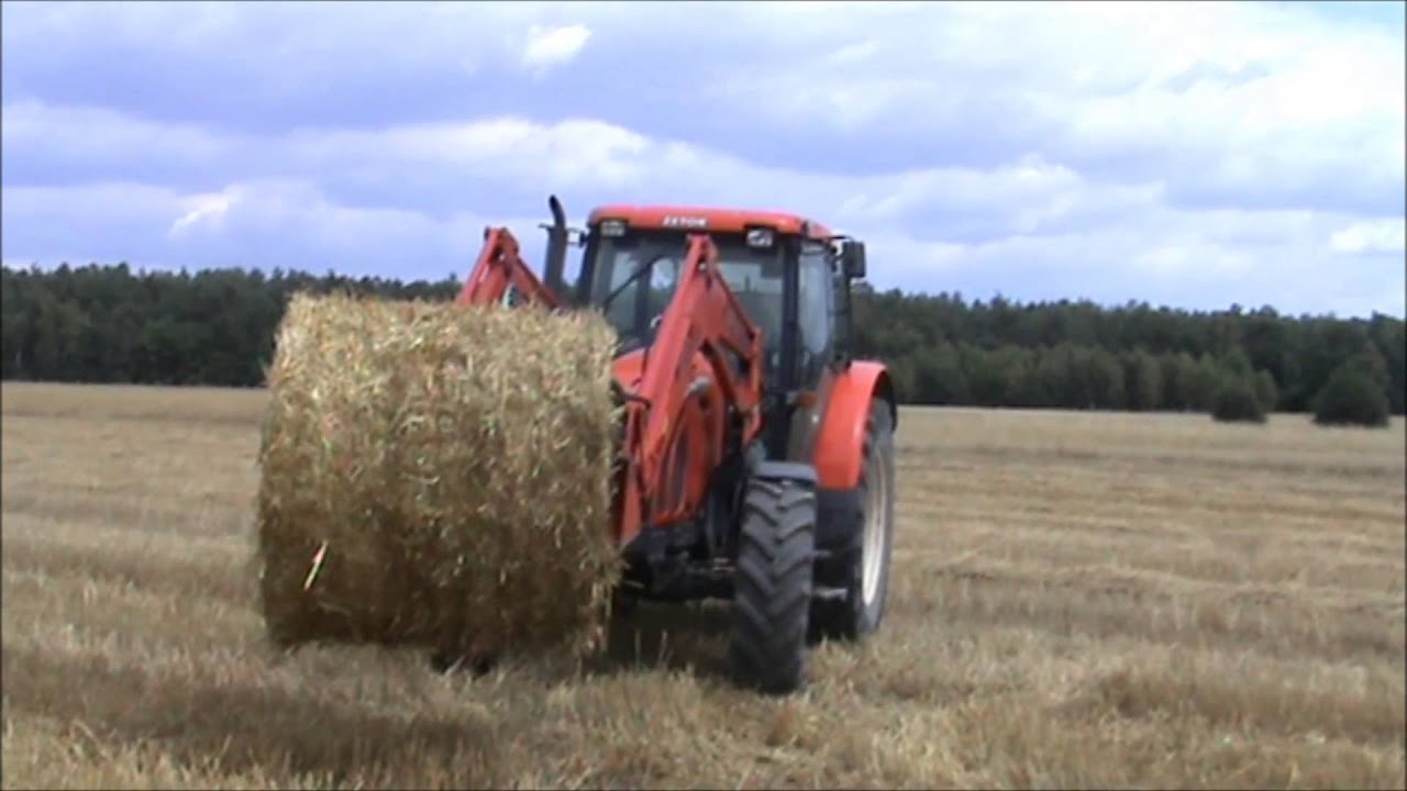 ☆ Zbieranie Belek & Prasowanie Słomy 2015 ☆ Zetor  9641  zetor 5340  praska warfarma   ㋡