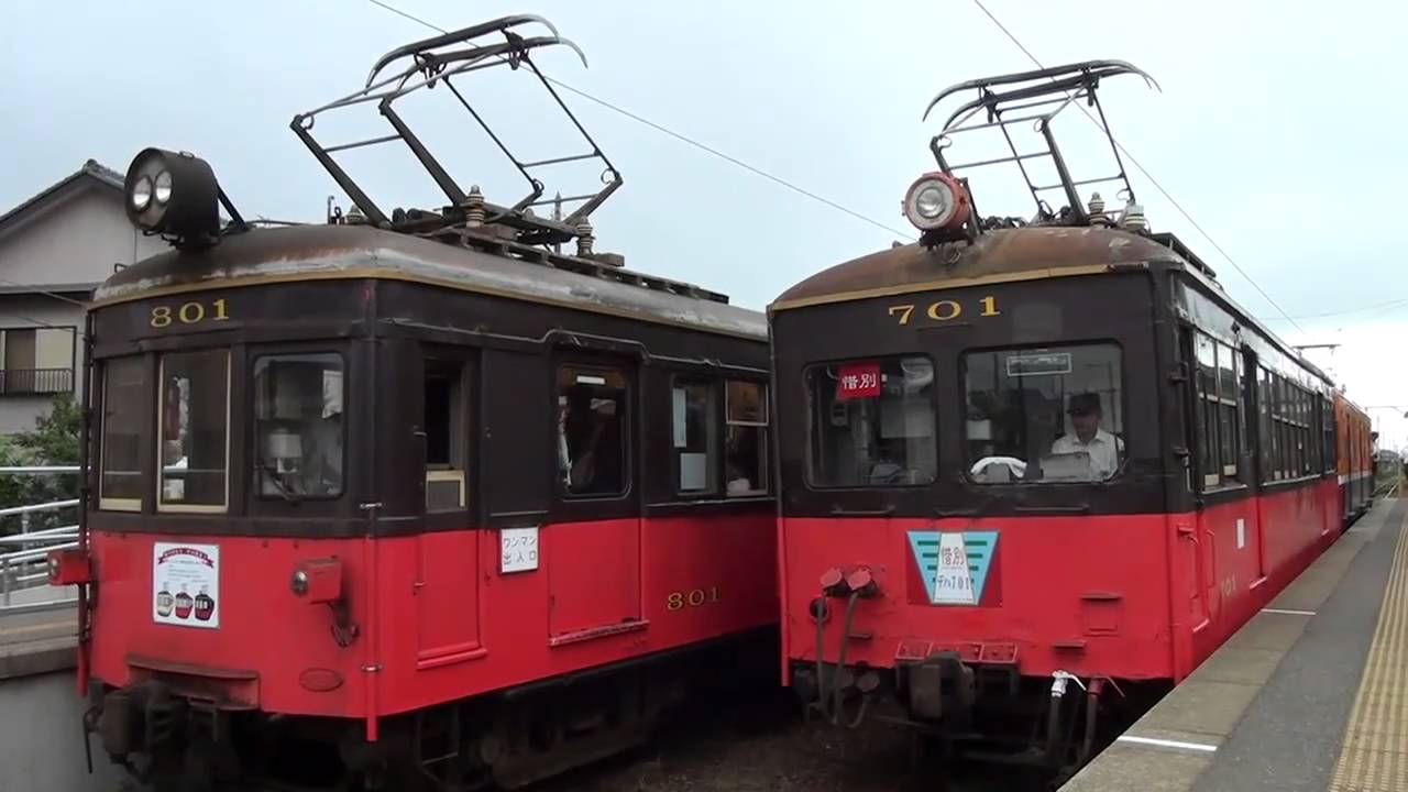 銚子電鉄デハ701・デハ801 営業運転を終える