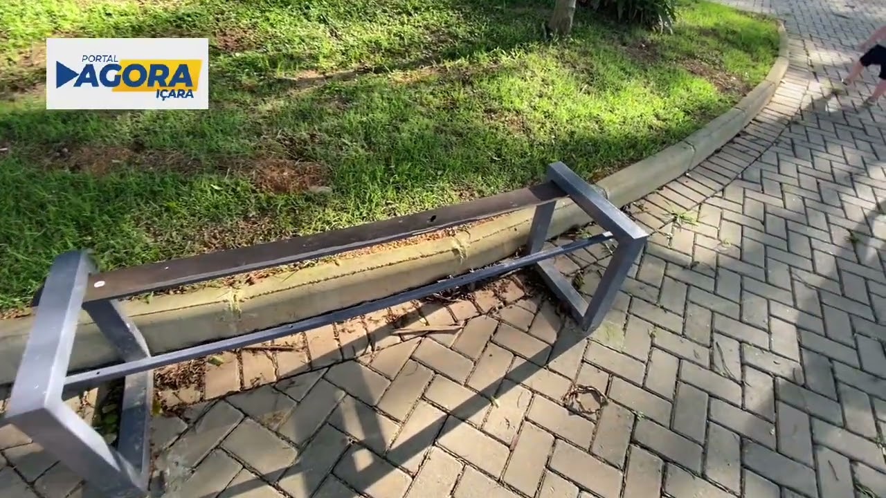 Denuncia! Moradores do bairro Aurora em Içara denunciam vandalismo no parque