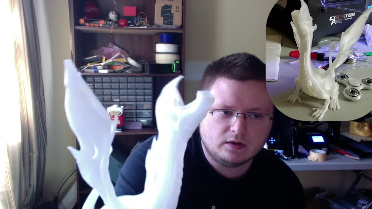 3D Printing Adalinda The Singing Serpent in Proto-Pasta HTPLA V3 (Timelapse Included)