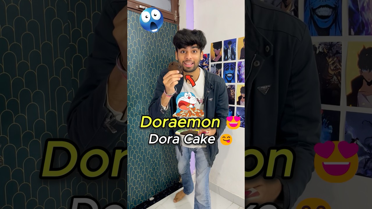 DOREAMON DORA CAKE 😱😍| MINI VLOG 