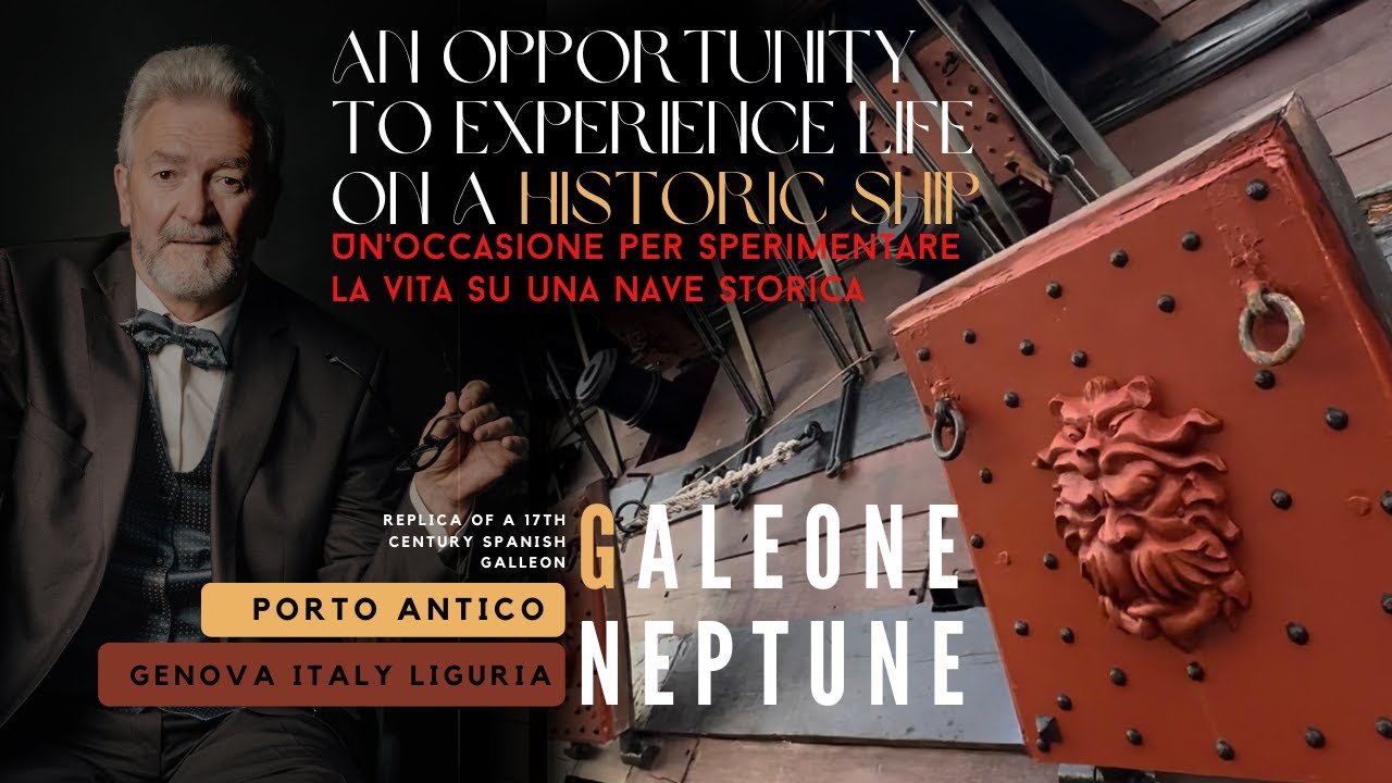 Step Back in Time: Exploring the Rich History of Galion Neptune in Genova #italy#galeon#vivisitgenoa