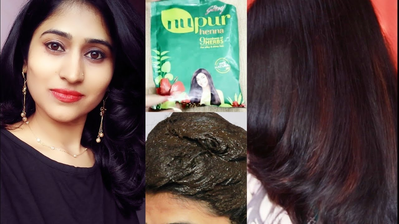 Henna on hair | Dark hair color आणि hair growth साठी मेहंदी पॅक