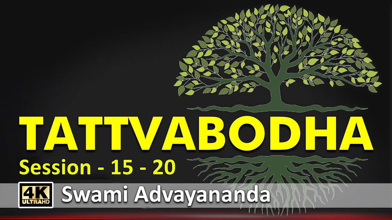 Discourse on Tattvabodha by Swami Advayananda - 15 of 20