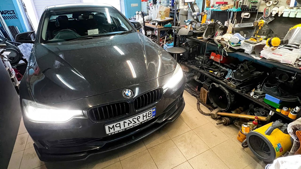 Выхлоп на F30 с сток заслонкой. Часть 1
