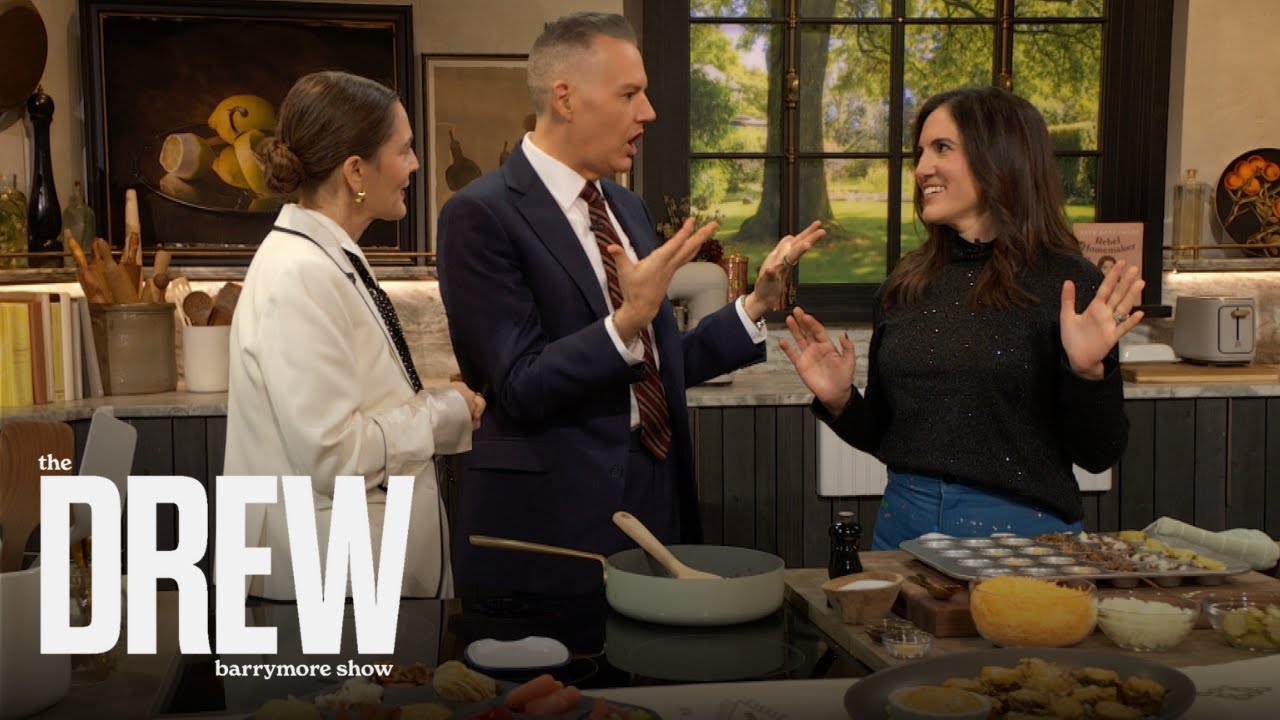 Drew Barrymore and Ross Mathews Learn How to Meal Prep Using Muffin Tins | The Drew Barrymore Show