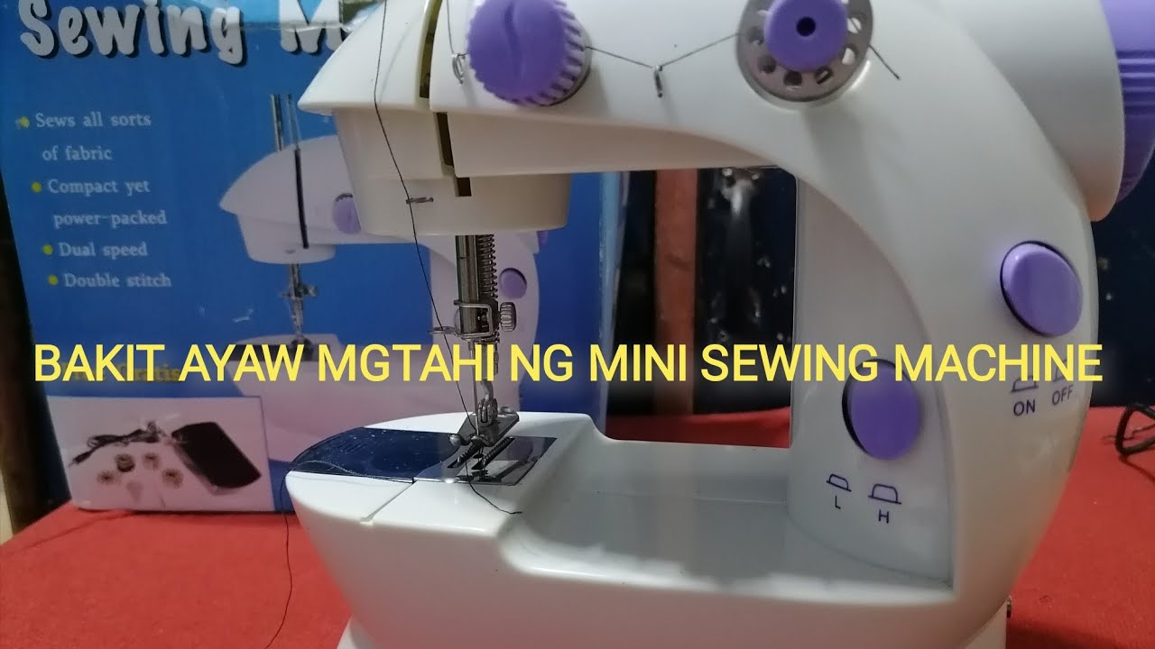 Why Mini Sewing Machine not stitching |bakit ayaw gumana o magtahi ng mini sewing machine |Tutorial