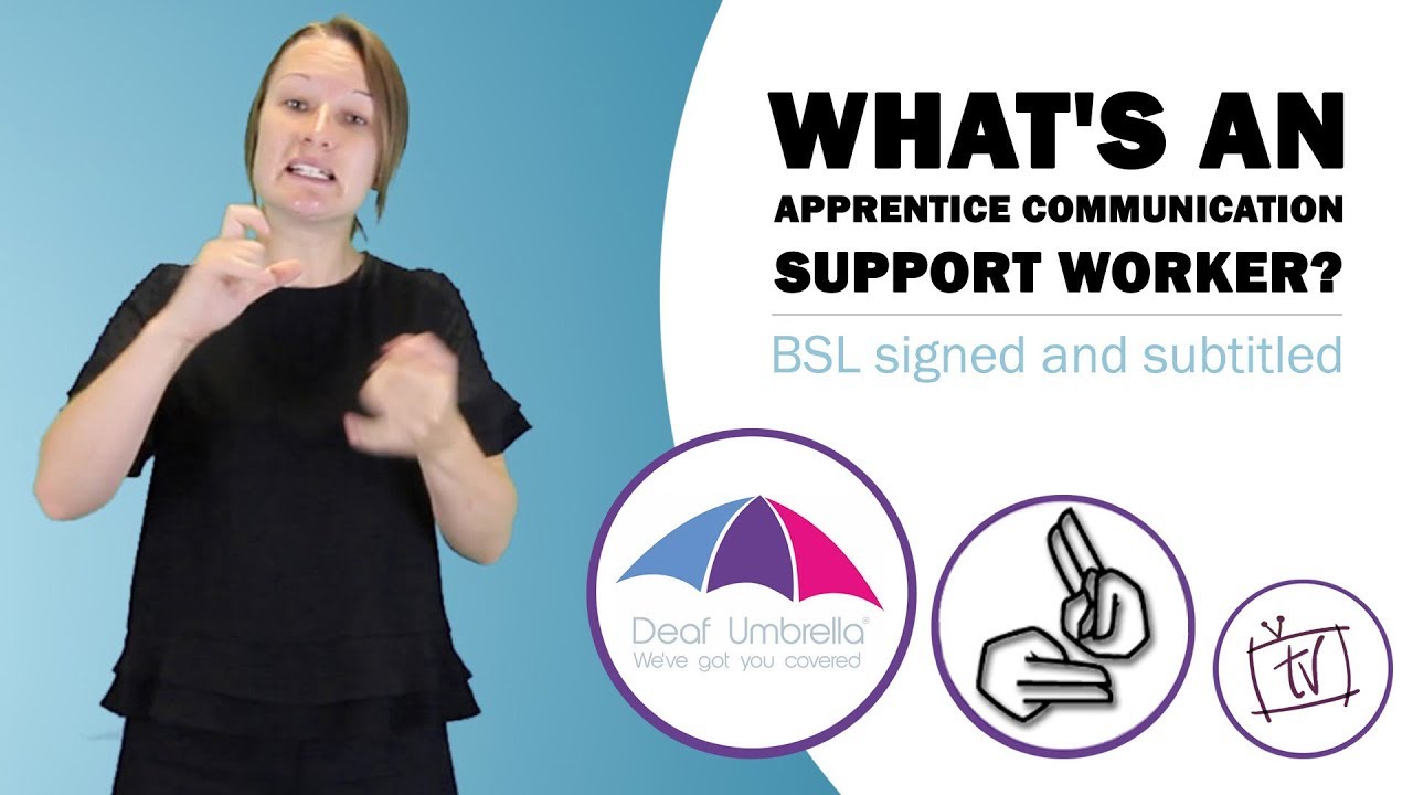 What's an Apprentice Communication Support Worker?