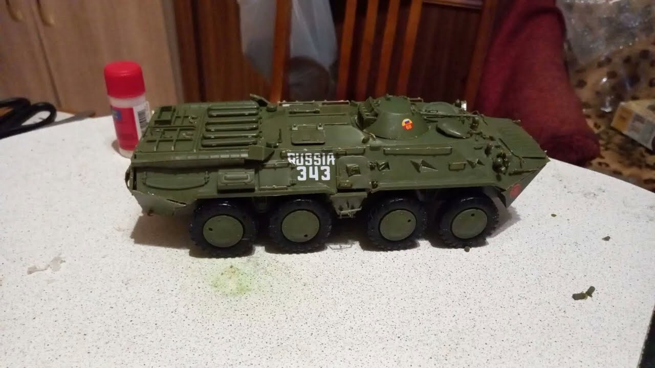 My Обзор и Сборка Бтр 80