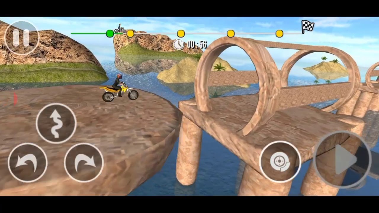 Extreme Level 1 🆕bike Stunt Racing Game Play 👉 Beach Bike Stunt Racing Apk Check It Out!