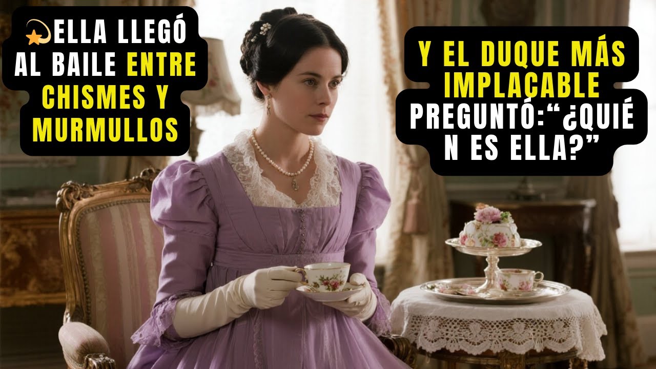💫ELLA LLEGÓ AL BAILE ENTRE CHISMES Y MURMULLOS…Y EL DUQUE MÁS IMPLACABLE PREGUNTÓ: “¿QUIÉN ES ELLA”