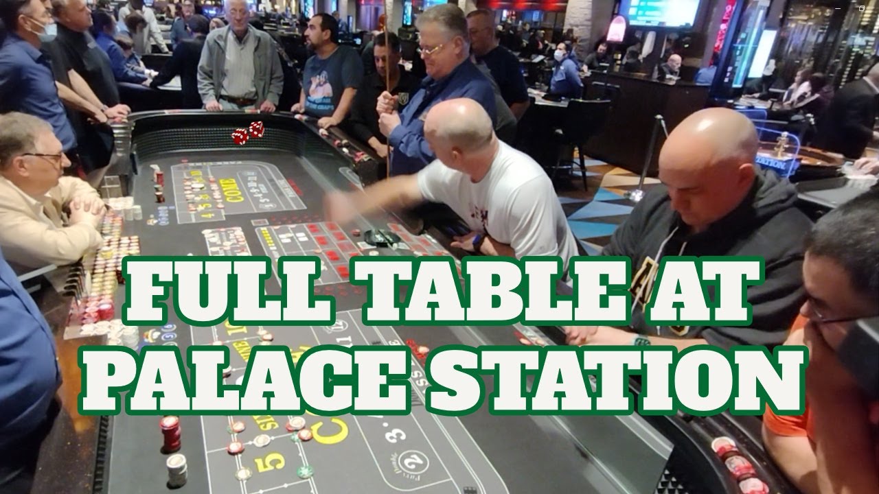 Full Craps Table at Palace Station Casino #casino #tablegames #vegas #lasvegas #slots #dice