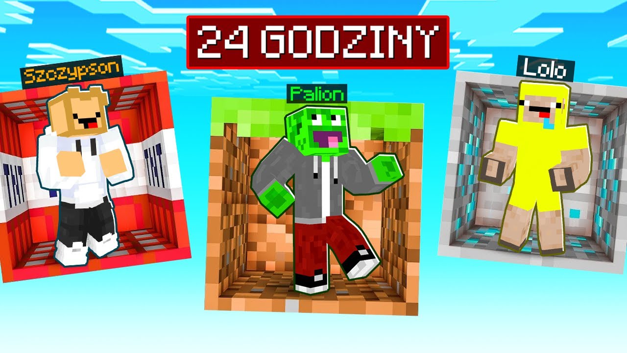 ZOSTALIŚMY UWIĘZIENI w ŚRODKU BLOKÓW w Minecraft!