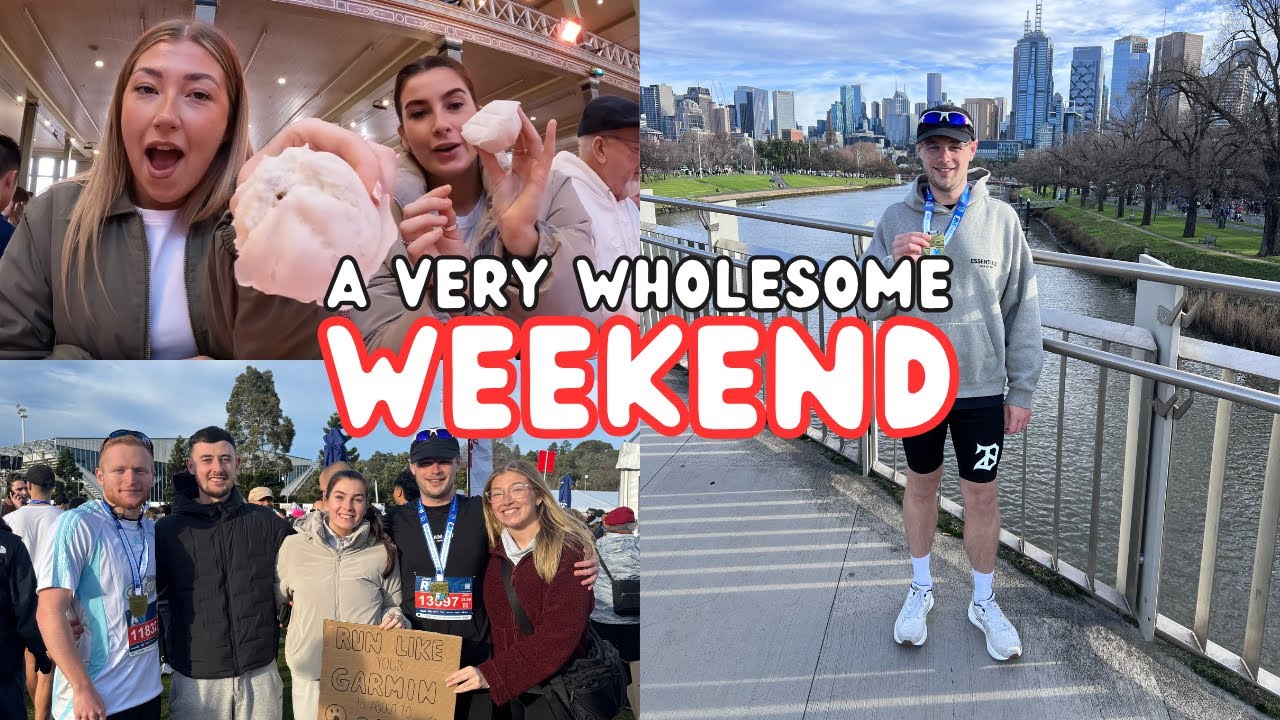 Run Melbourne 2025 Half Marathon 🏅 | Edd’s Big PB + Craft Market in the City!