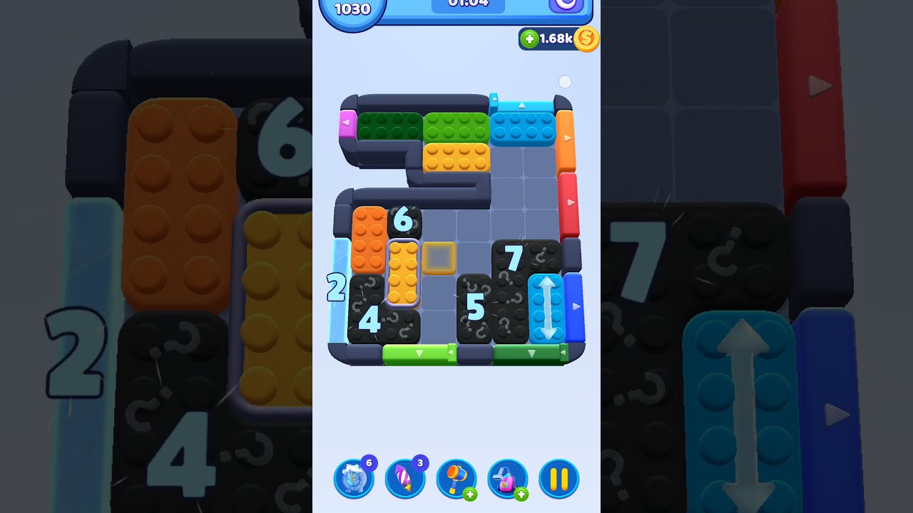 Color Block jam level 1030