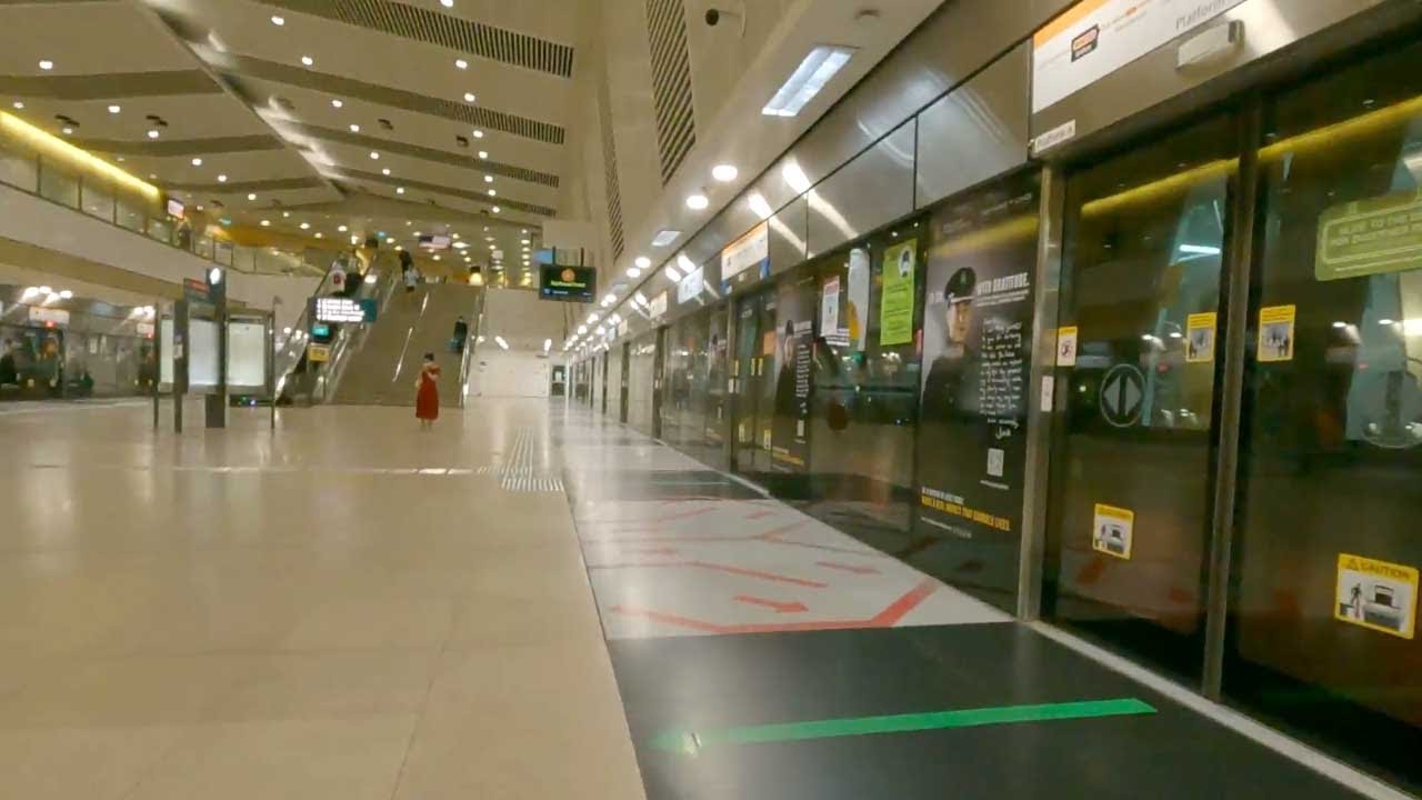 Singapore MRT ride from Ang Mo Kio to Buona Vista train station