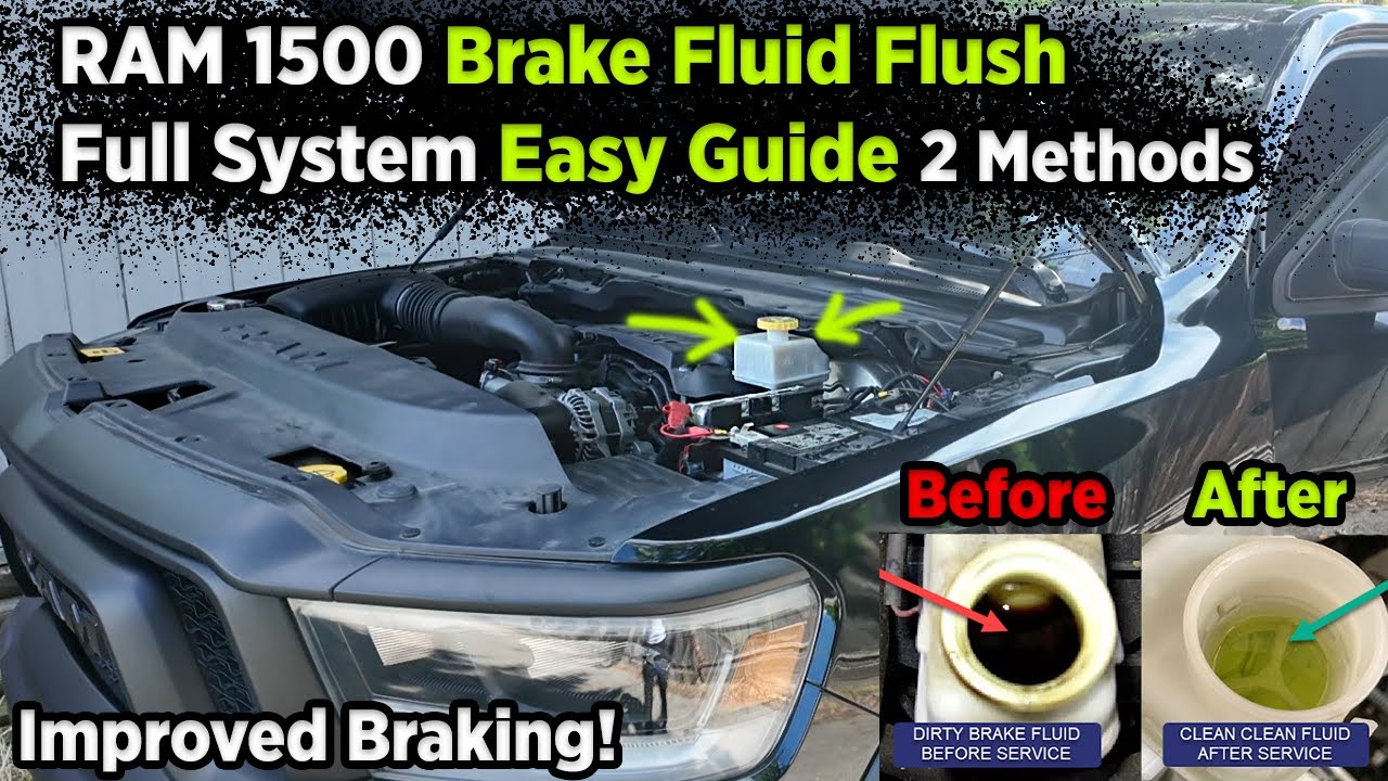 RAM 1500 Full Brake System Flush – Easy Step-by-Step (2 Methods)