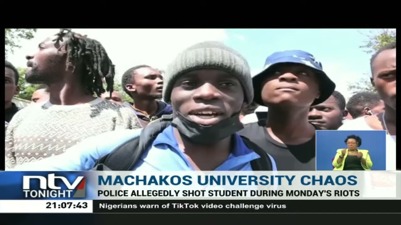 Machakos University closed indefinitely following the death of a student and riots of insecurity