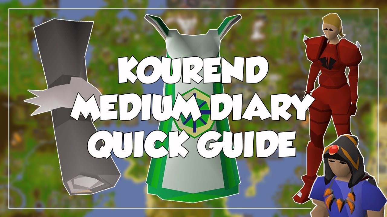 [OUTDATED] Kourend Medium Diary Quick Guide - Old School Runescape/OSRS