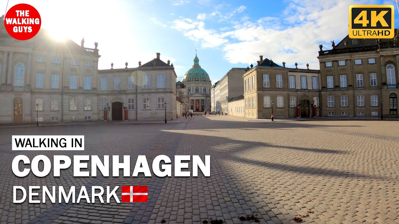 Walking in COPENHAGEN, DENMARK - During Corona Lockdown 2020 - (4k UHD)