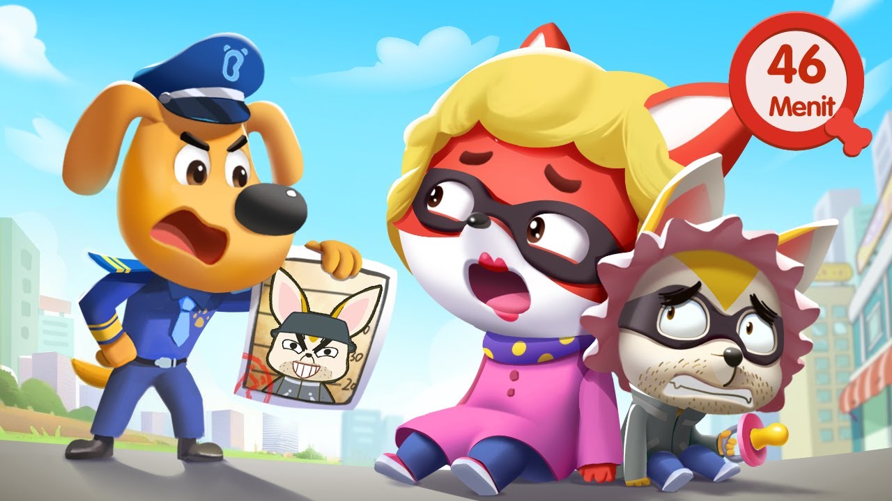 Anak Palsu 🦊| Tip Keamanan Luar Ruangan | Kartun Anak-anak | Kepala Polisi Labrador