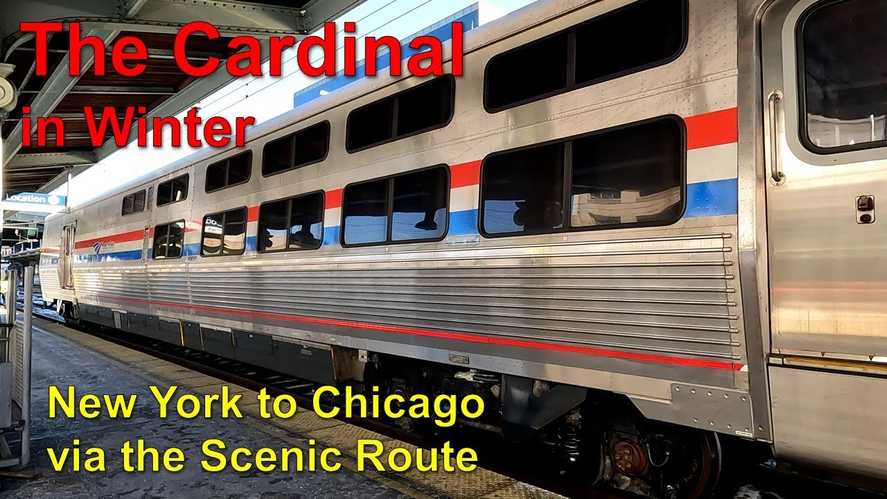 The Cardinal in Winter | New York to Chicago by Train in an Amtrak 