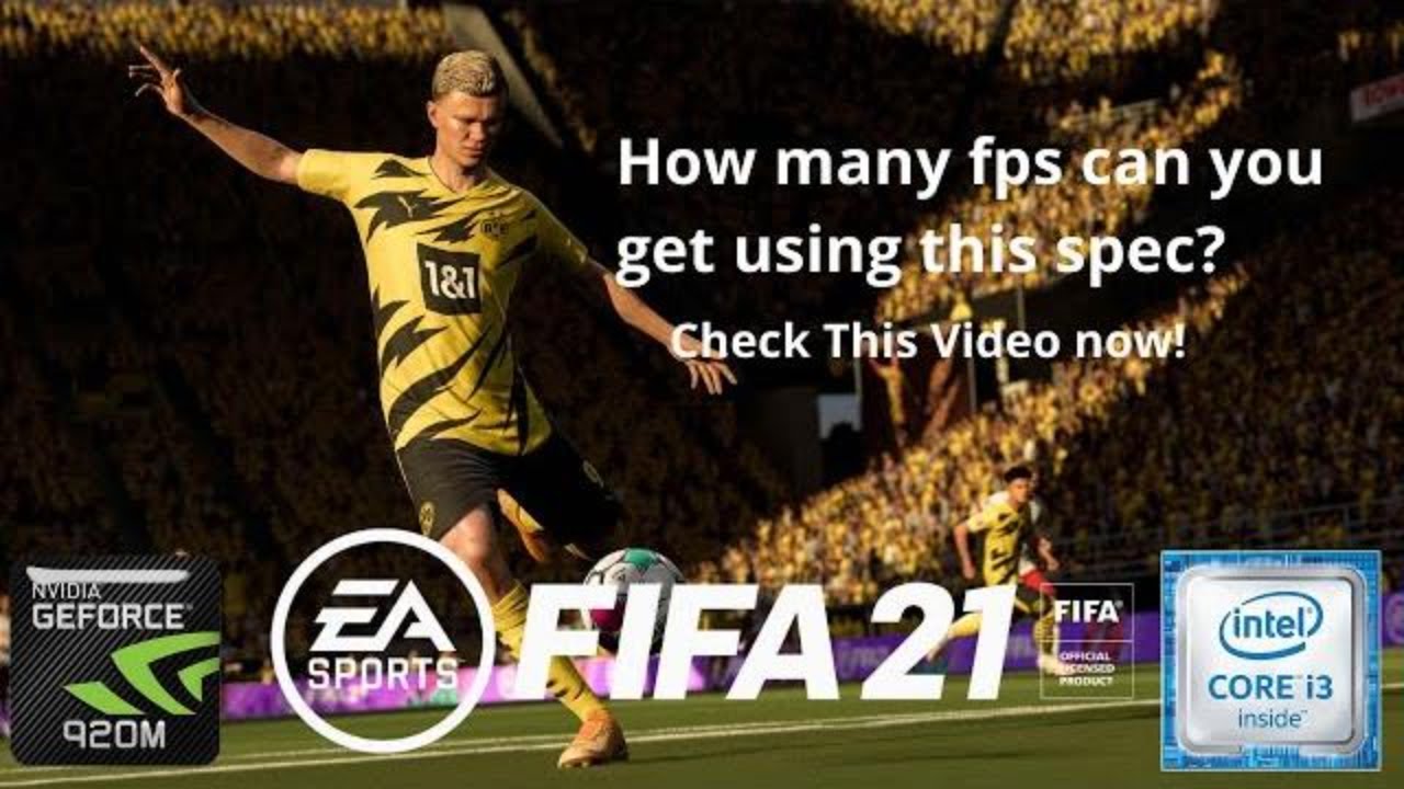 NVDIA Geforce 920M or 920MX 2GB Gaming Test FIFA 21 in 2021