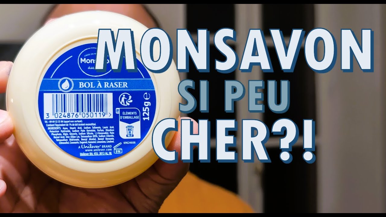Savon à raser Monsavon est incroyablement pas cher. Vaut-il un rasage avec un bon rasoir de sûreté?