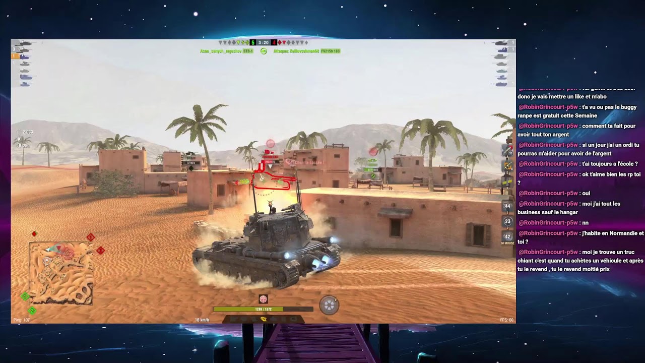 Je vous souhaite la bienvenue sur mon stream !