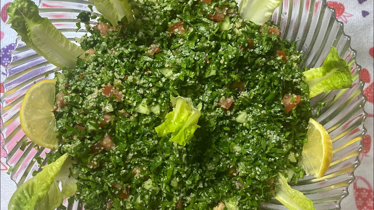 تبولة منعشة على أصولها 🥗 بطريقتي الخاصة