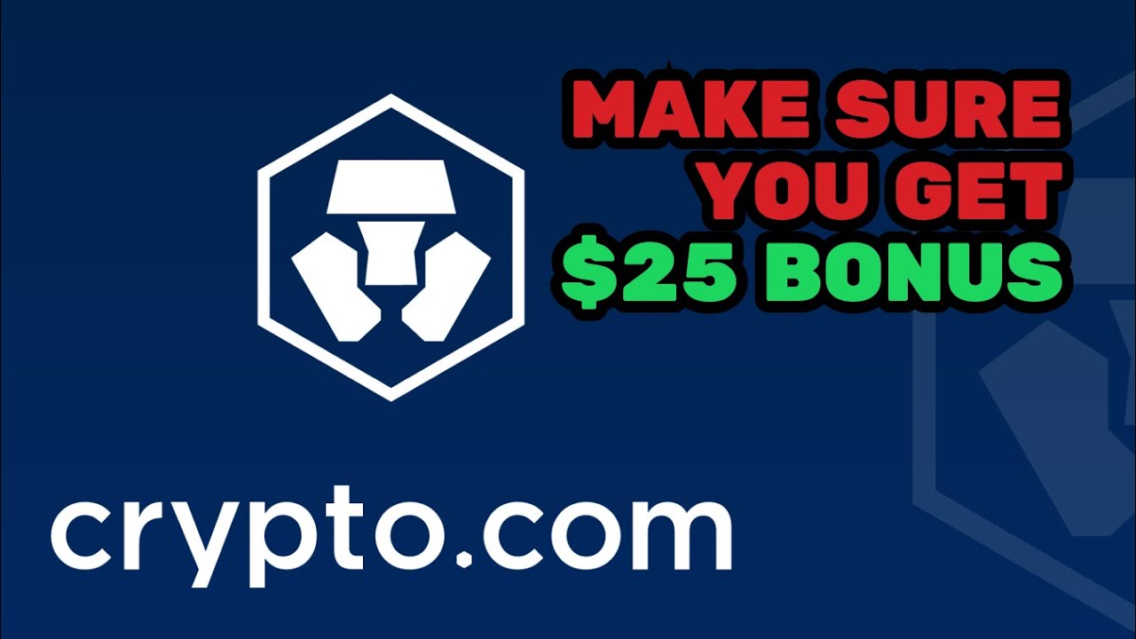 How to get crypto.com $25 referral bonus (referral code available)